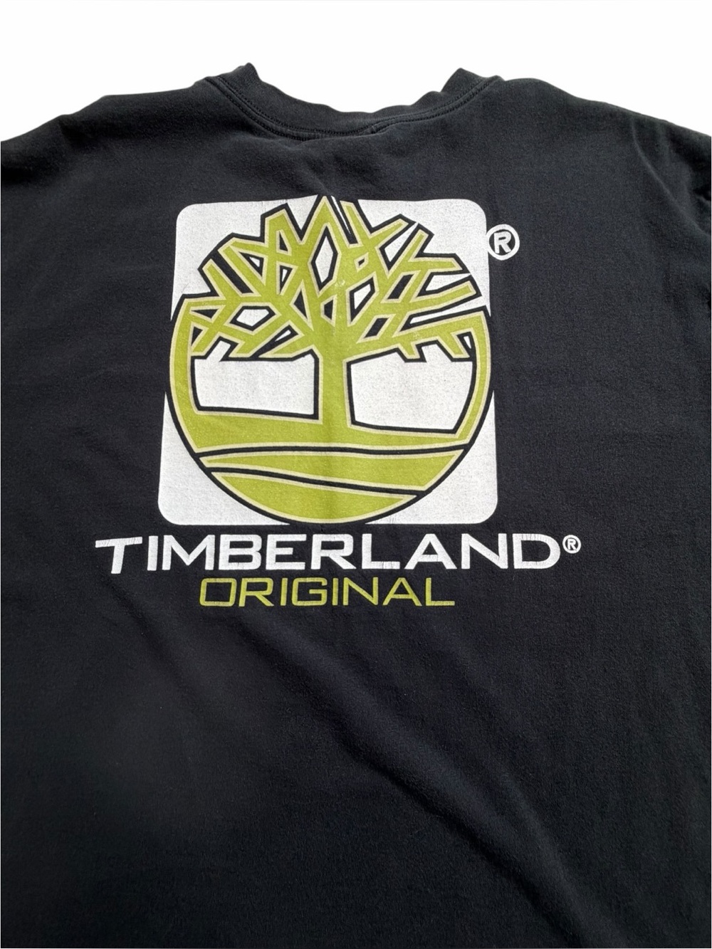 Timberland Y2K Vtg Graphic T Shirt Black Tree Logo Sz XL